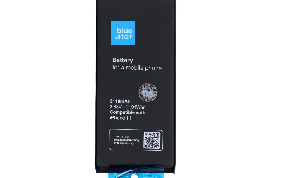Bateria do Iphone bez BMS 11 3110 mAh  Blue Star HQ
