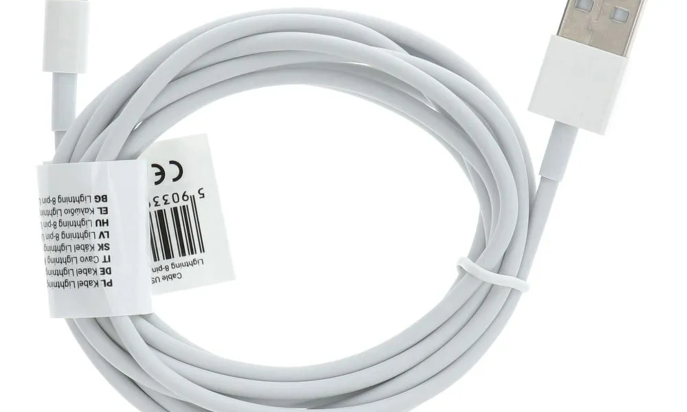 Kabel USB do iPhone Lightning 8-pin C602 2 metry biały