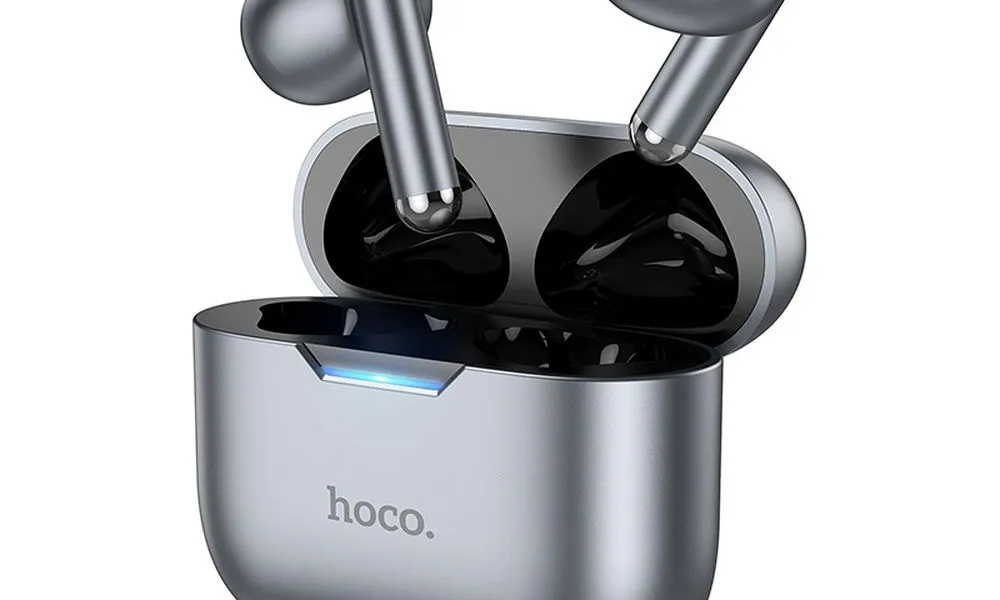 HOCO słuchawki bezprzewodowe / bluetooth stereo TWS Full True EW34 szary
