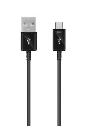 Oryginalny Kabel USB - SAMSUNG EP-DG925UBE (Galaxy S6) micro USB czarny bulk