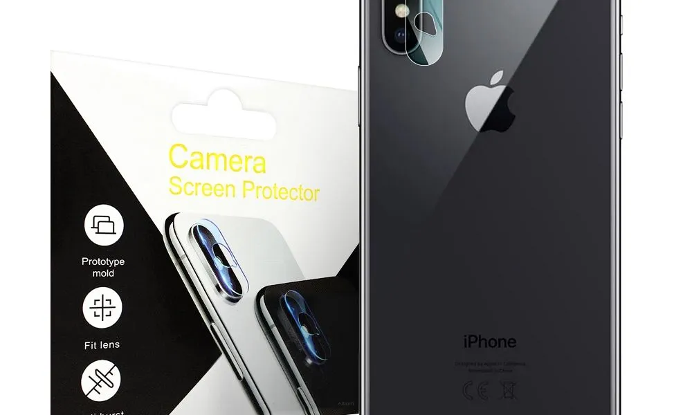Szkło hartowane Tempered Glass Camera Cover - do iPhone X