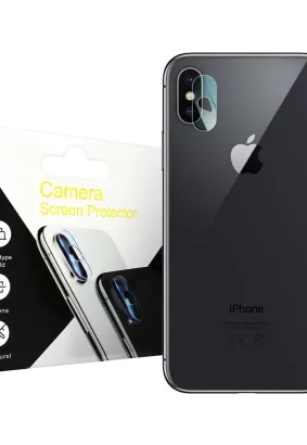 Szkło hartowane Tempered Glass Camera Cover - do iPhone X
