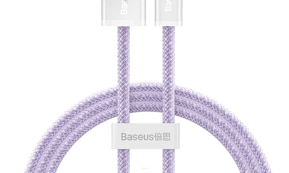 BASEUS kabel USB do Apple Lightning 8-pin 2,4A Dynamic Series CALD000405 1m fiolet