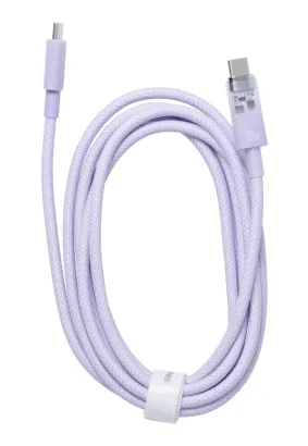 BASEUS kabel Typ C do Typ C Explorer Power Delivery 100W 2m fioletowy P10319703511-00 / CB000043