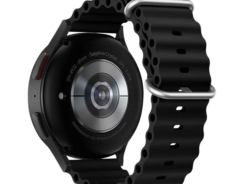 FORCELL F-DESIGN FS01 pasek / opaska do Samsung Watch 22mm czarna