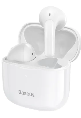BASEUS słuchawki bezprzewodowe / bluetooth TWS Encok True Bowie E3 białe NGTW080002
