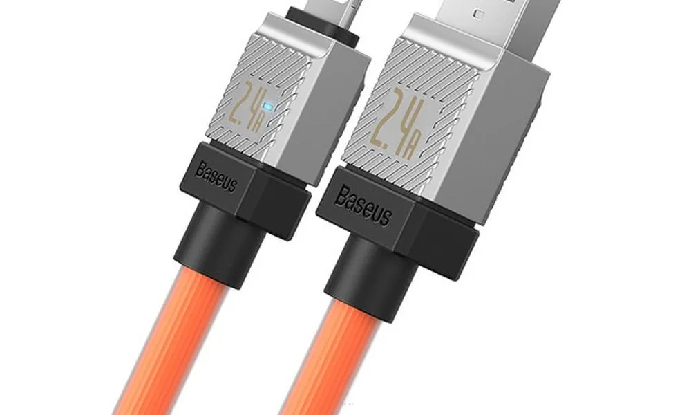 BASEUS kabel USB do Apple Lightning 8-pin CoolPlay 2,4A 1m pomarańczowy CAKW000407