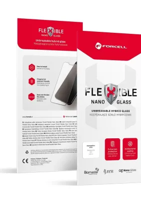 Forcell Flexible Nano Glass - szkło hybrydowe do iPhone 15 Pro