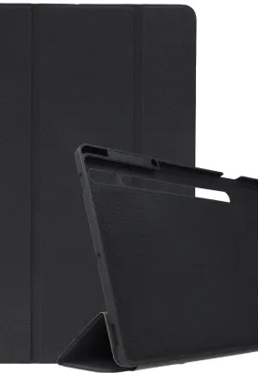 DUX DUCIS Domo - etui składane z miejscem na rysik do Samsung Tab S8 Plus (X800/X806)/S7FE(T730/T736B)/S7 Plus (T970/T976B) czarne