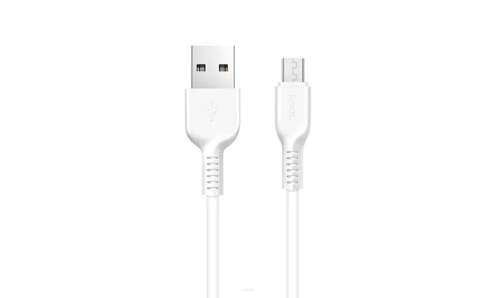 HOCO kabel USB do Micro Flash X20 1 metr biały