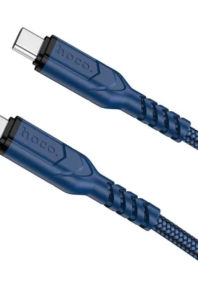 HOCO kabel Typ C do Typ C PD 60W VICTORY X59 1m niebieski