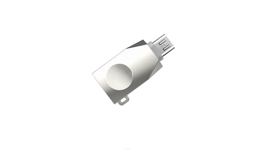 HOCO adapter OTG Micro do USB UA10 perłowy