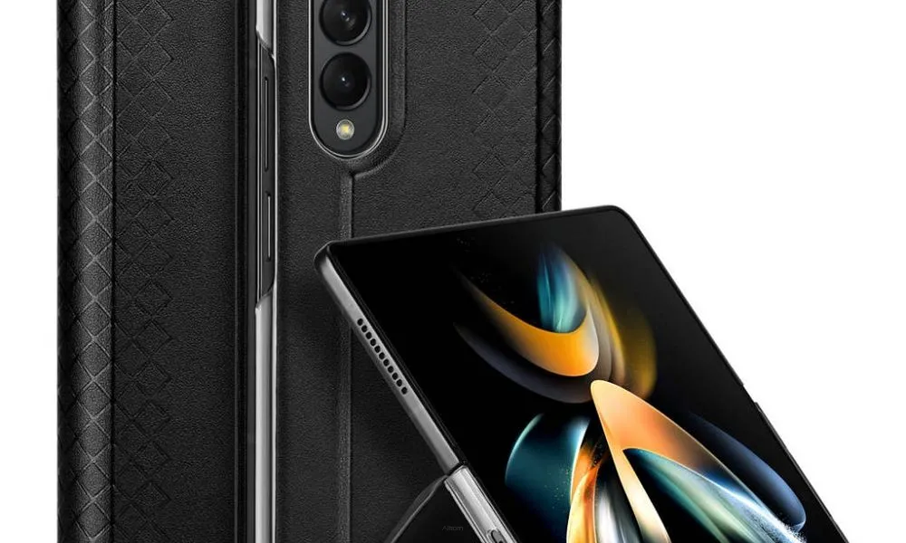 DUX DUCIS Bril - skórzane etui do Samsung Galaxy Z Fold4 5G czarne