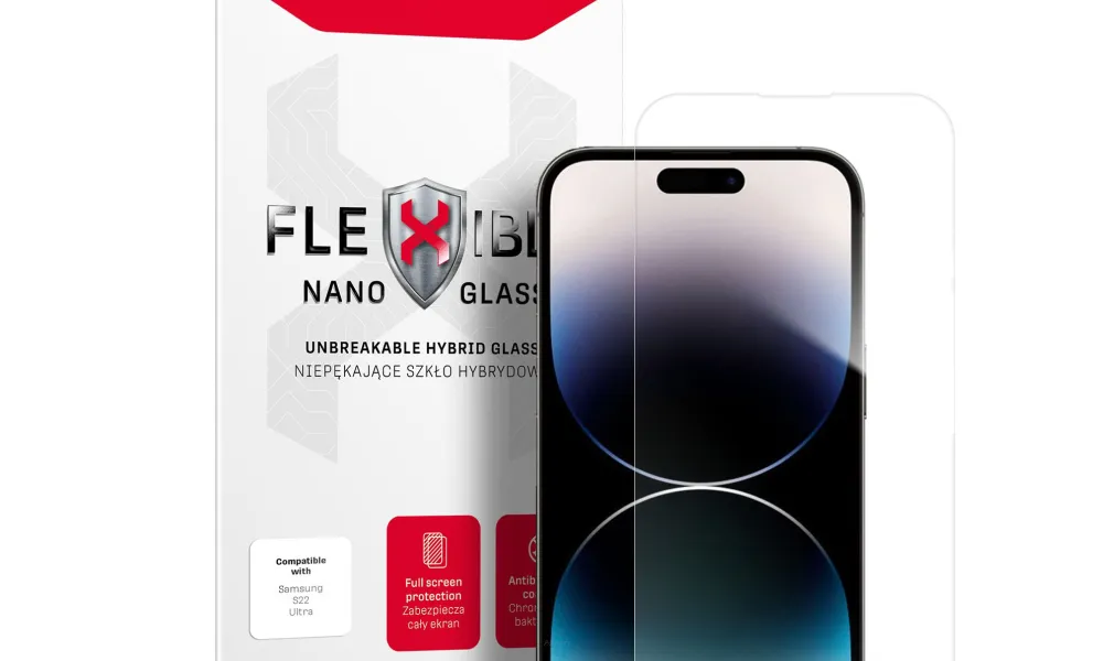 Forcell Flexible Nano Glass - szkło hybrydowe do iPhone 14 Pro Max