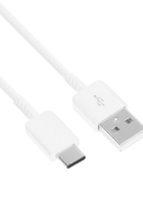 Oryginalny Kabel USB - SAMSUNG EP-DN930CWE (Galaxy S20/S20+) USB typ C biały bulk