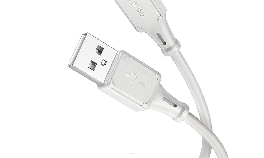 HOCO kabel USB do Micro 2,4A Assistant X101 szary (30szt/opakowanie)