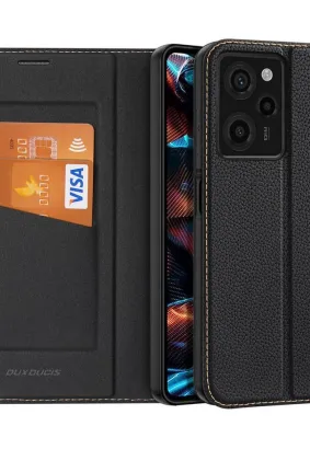DUX DUCIS Skin X2 - futerał z klapką do Redmi Note 12 Pro 5G czarny