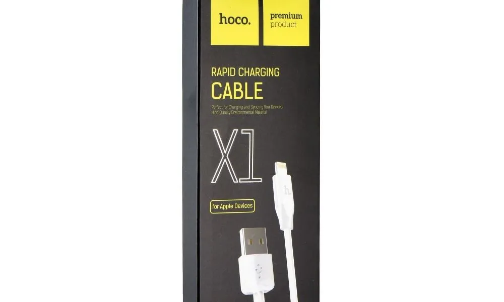 HOCO kabel USB A do Lightning 2,1A X1 2m biały