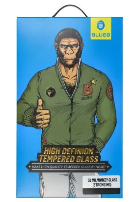 Szkło Hartowane 5D Mr. Monkey Glass - Apple iPhone 7/8  PLUS czarny (Strong HD)