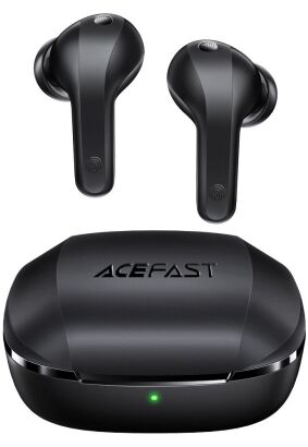 ACEFAST słuchawki bezprzewodowe TWS ze stacją ładującą + ANC + ENC (redukcja szumów) + IPX6 + BT5.2 T2 czarne