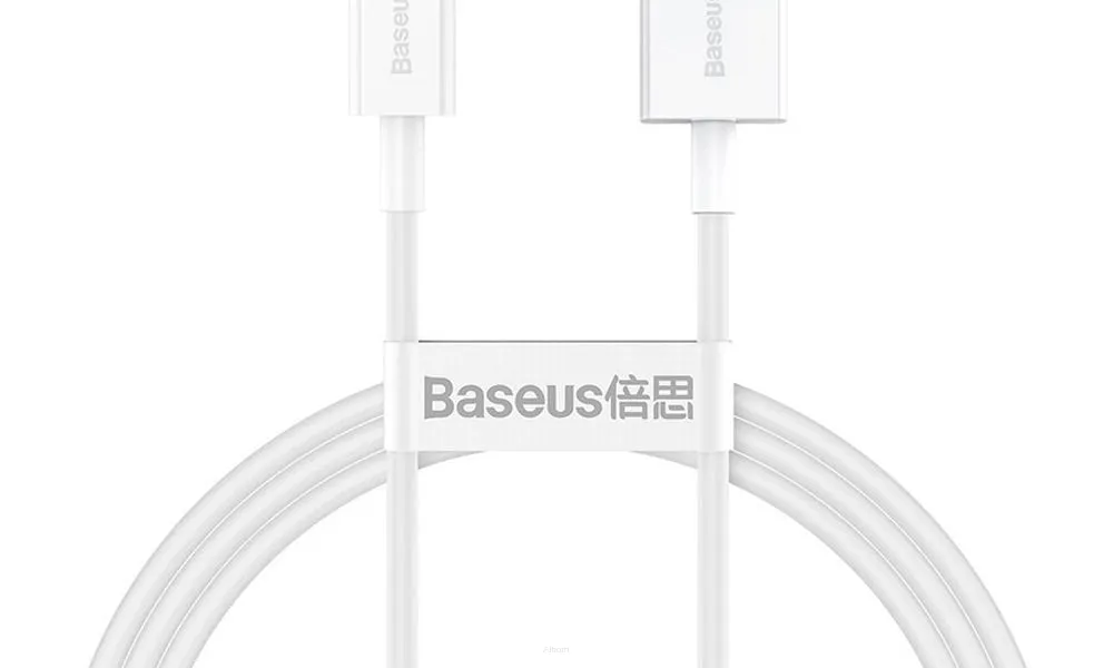 BASEUS kabel USB do Apple Lightning 8-pin 2,4A Superior Series Fast Charging CALYS-A02 1 metr biały