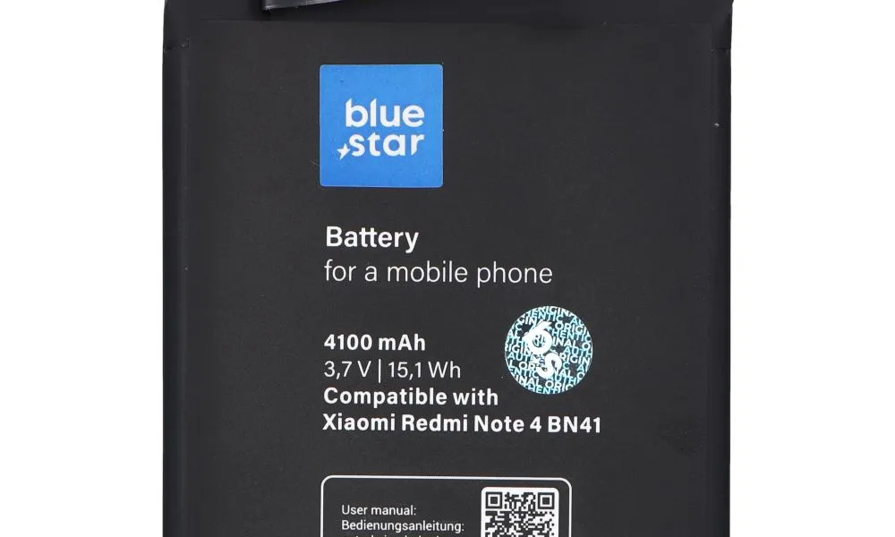 Bateria do Xiaomi Redmi Note 4 (BN41) 4100 mAh Li-Ion Blue Star