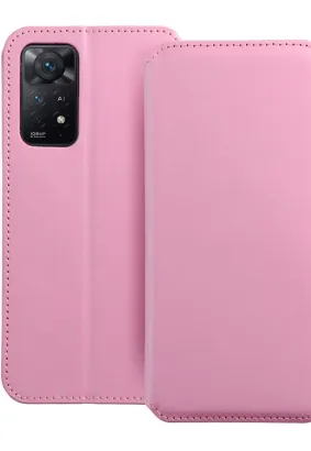 Kabura Dual Pocket do XIAOMI Redmi NOTE 11 PRO / 11 PRO 5G jasny różowy