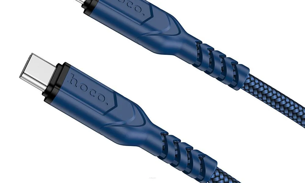 HOCO kabel Typ C do Typ C PD 60W VICTORY X59 2m niebieski