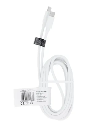 Kabel Typ C do Typ C Power Delivery PD 60W 3A C293 biały 2 metr