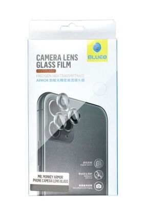 5D Mr. Monkey Armor Camera Glass (Hot Bending) - do Iphone 12 Pro srebrny