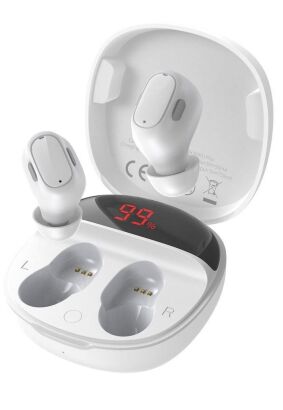 BASEUS słuchawki bezprzewodowe / bluetooth TWS Encok WM01 Plus biała NGWM01P-02