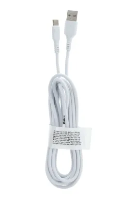 Kabel USB - Typ C 2.0 C279 3 metry biały