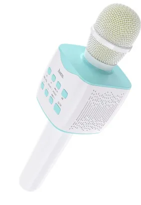 HOCO mikrofon multimedialny karaoke BK5 Cantando niebieski