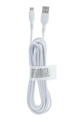 Kabel USB - Micro C281 3 metry biały