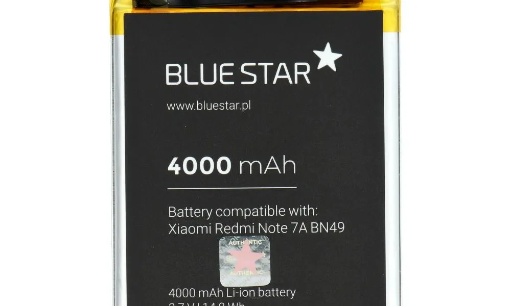 Bateria do Xiaomi Redmi Note 7A (BN49) 4000 mAh Li-Ion Blue Star