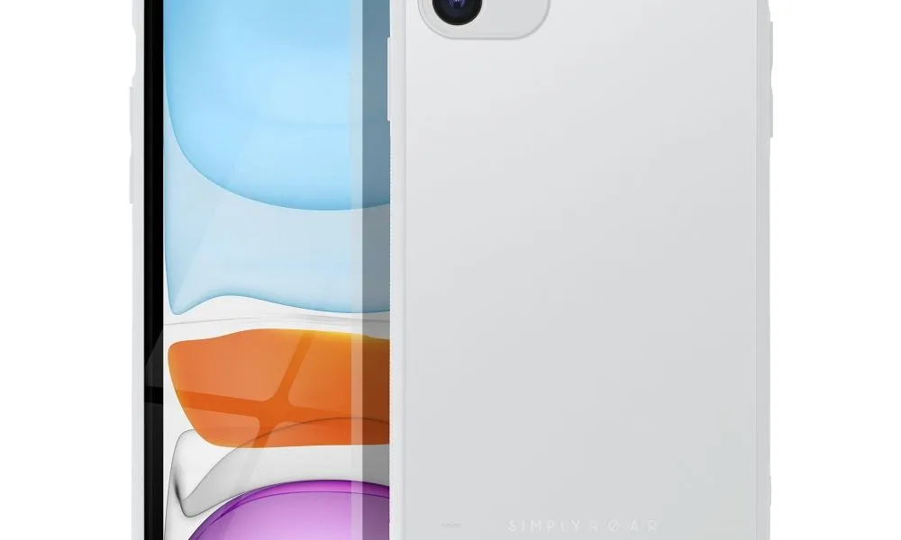 Futerał Roar Matte Glass Case - do iPhone 11 stalowy