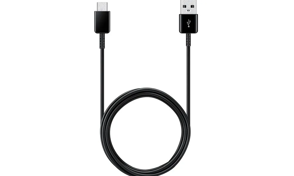 Oryginalny Kabel USB Samsung EP-DG930MBEGWW  USB typ C 1,5m 2szt. czarny blister