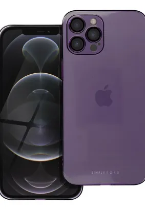 Futerał Roar Pure Simple Fit Case - do iPhone 12 Pro Max Fioletowy