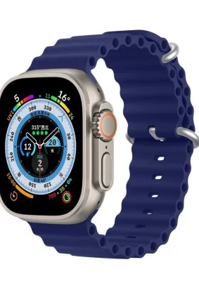 DUX DUCIS Ocean Wave - sportowy pasek silikonowy do Apple Watch 38/40/41mm niebieski
