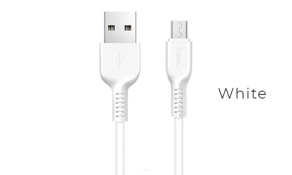 HOCO kabel USB do Micro X13 EASY biały 1 metr