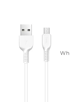 HOCO kabel USB do Micro X13 EASY biały 1 metr