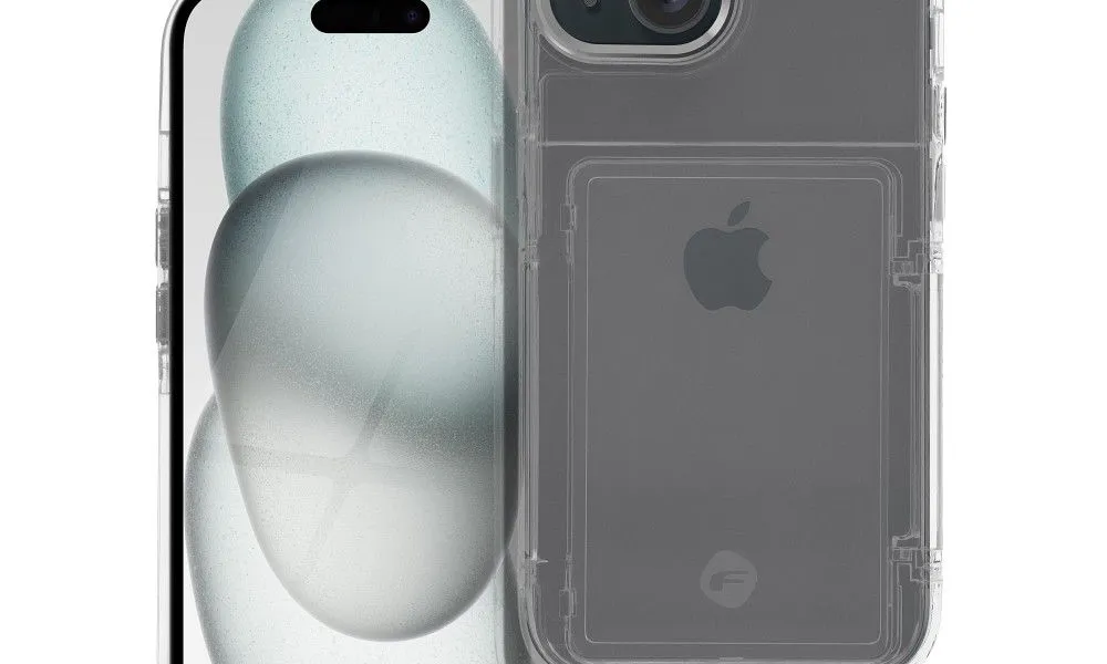 FORCELL F-PROTECT Crystal Pocket do IPHONE 15 transparent