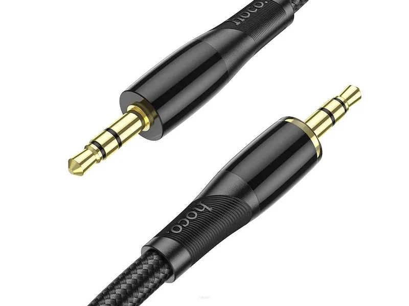 HOCO kabel AUX Audio Jack 3,5mm do Jack 3,5mm Transparent Discovery UPA25 1m czarny