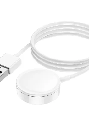 HOCO adapter/kabel do ładowarki smartwatcha / zegarka Y9 smart sports biały