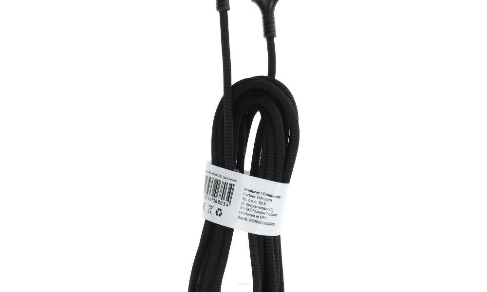 Kabel USB - Micro C281 3 metry czarny
