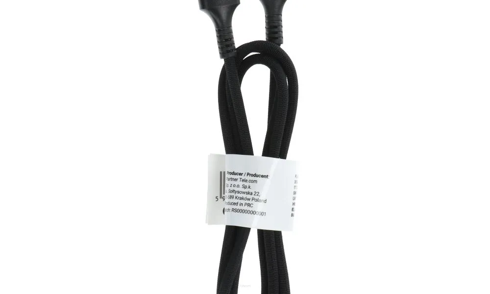 Kabel USB - Typ C 2.0 C279 1 metr czarny
