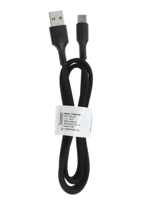 Kabel USB - Typ C 2.0 C279 1 metr czarny