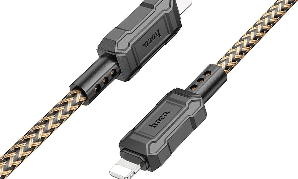 HOCO kabel Typ C do Lightning PD 2,4A 20W X94 1 m złoty