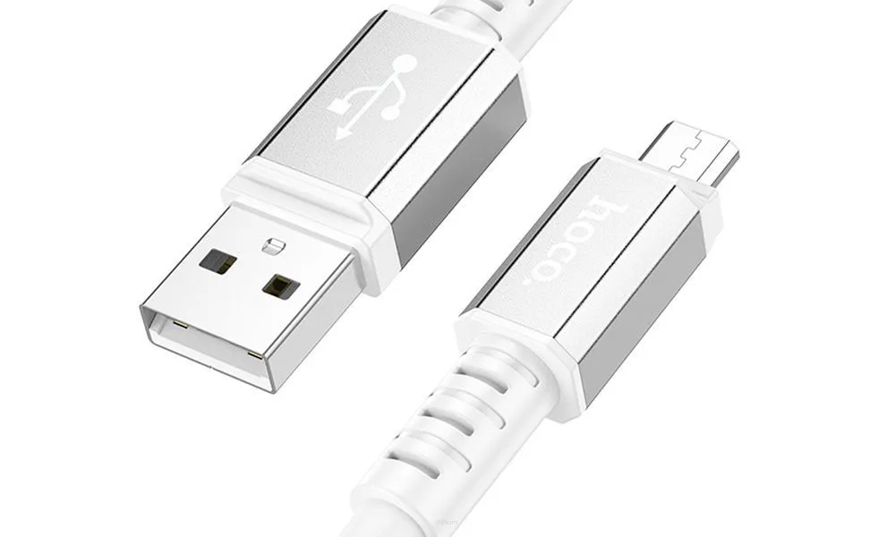 HOCO kabel USB A do Micro 2,4A Strength X85 1m biały