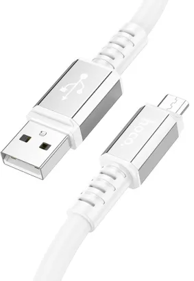 HOCO kabel USB A do Micro 2,4A Strength X85 1m biały